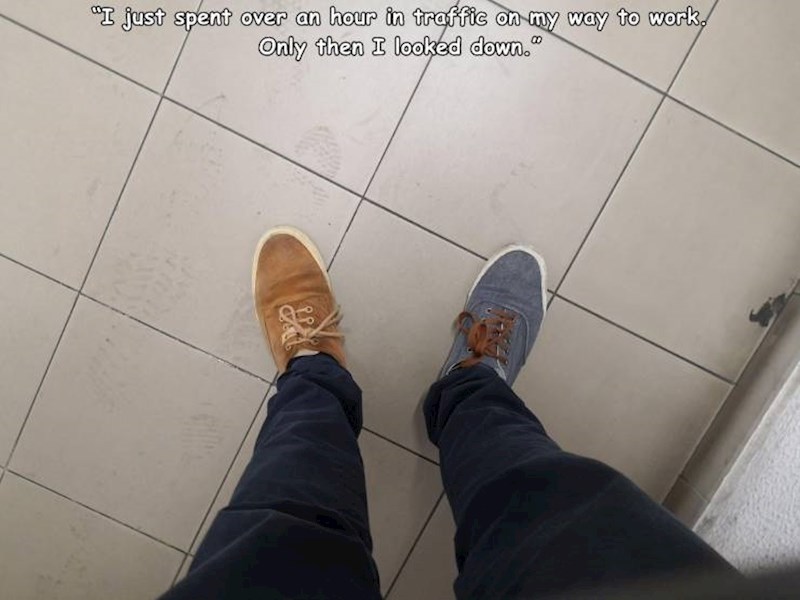 "Proveo sam sat vremena vozeći se na posao i tek onda shvatio..."