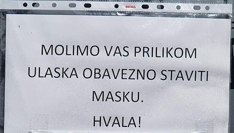 Natpis na vratima veterinarske ambulante nasmijao ljude, tu sigurno nitko neće ući bez maske