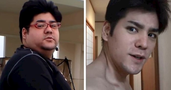 YouTuber iz Japana izgubio pola svoje tjelesne mase u godinu dana i sada izgleda potpuno drugačije