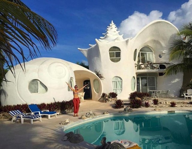 "Kuća koju sam unajmio u Meksiku oblikovana je kao dvije školjke"