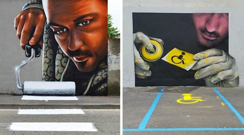 Ovaj umjetnik unosi život u dosadne zidove svojim 3D crtežima