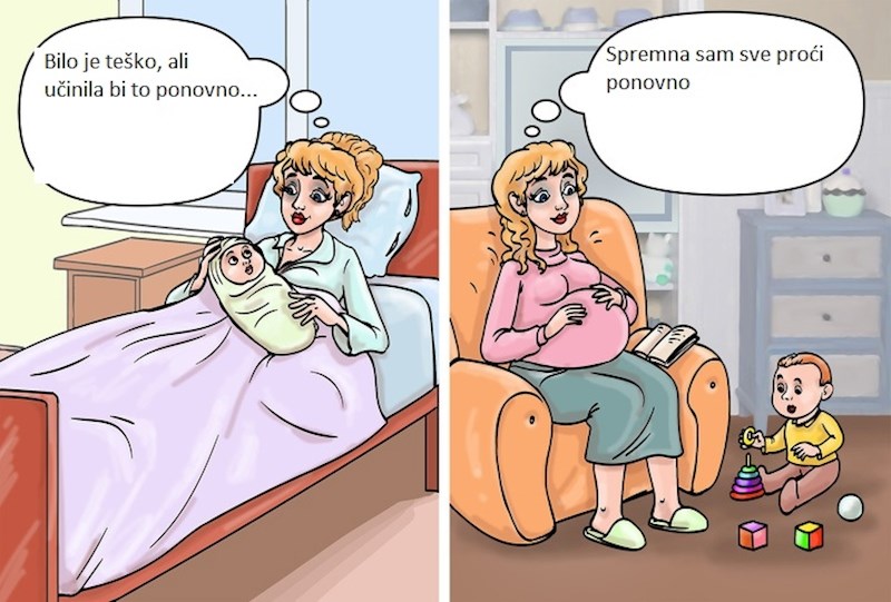 Čak i kada mame znaju koliko je porod bolan, one često to sve ponove.
