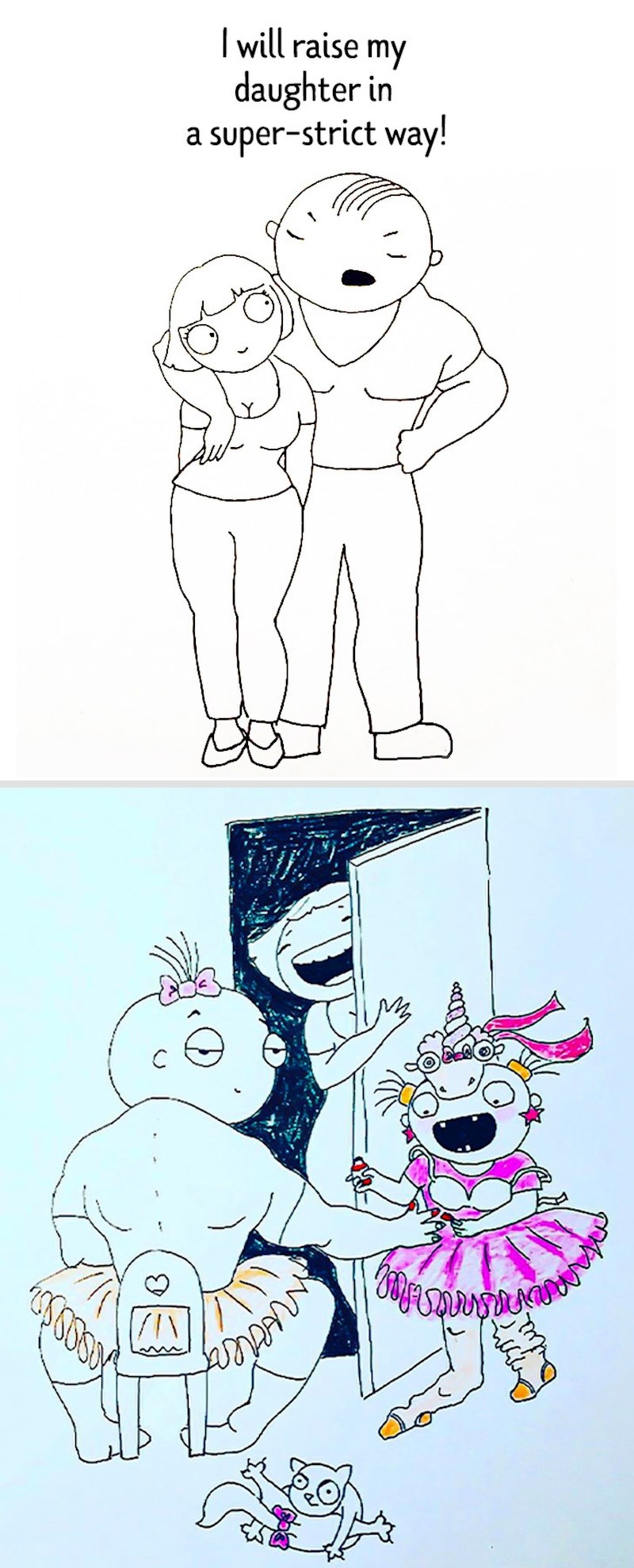 "Bit ću strog roditelj!"