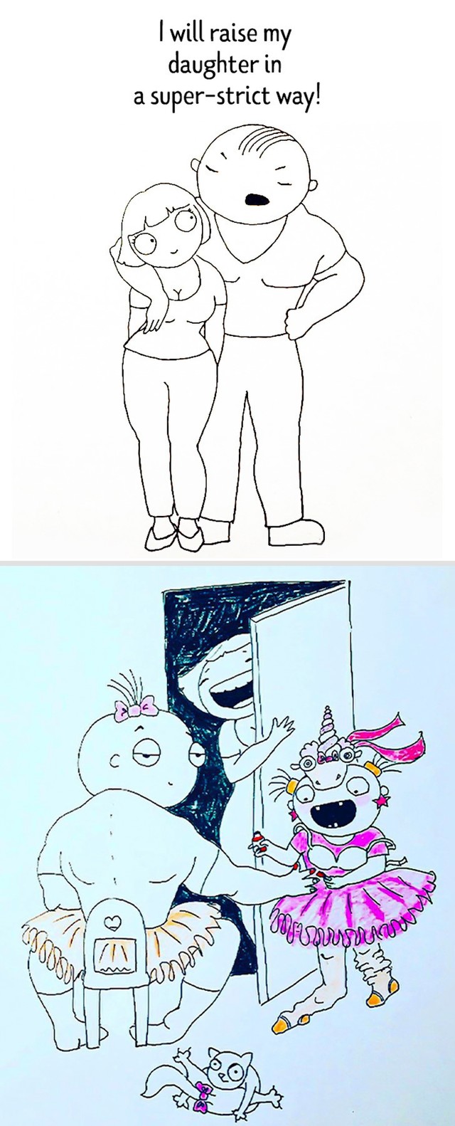 "Bit ću strog roditelj!"