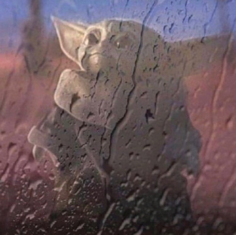 Dok promatraš kako ti se kapljice utrkuju: