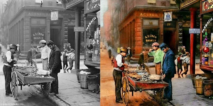 Stare fotografije New Yorka obogatio je bojama i sada izgledaju čarobno