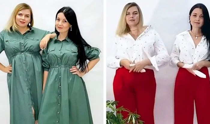 Ove dvije frendice fotkaju se u istoj odjeći kako bi pokazale da stil nije određen brojem kilograma