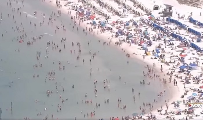 Na Floridi ljude ne zabrinjava koronavirus, pogledajte snimku plaže u gradu Clearwater