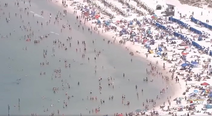 Na Floridi ljude ne zabrinjava koronavirus, pogledajte snimku plaže u gradu Clearwater