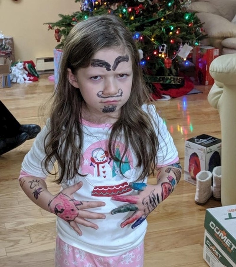 "Dobila je vodootporne markere i ne možemo to oprati sa nje"