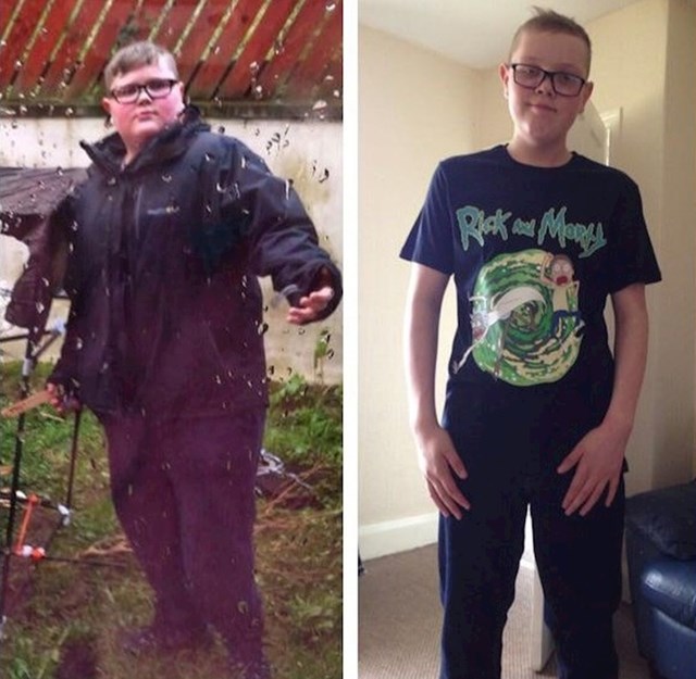 Ima 16 godina i u 52 tjedna izgubio je pola od svoje težine