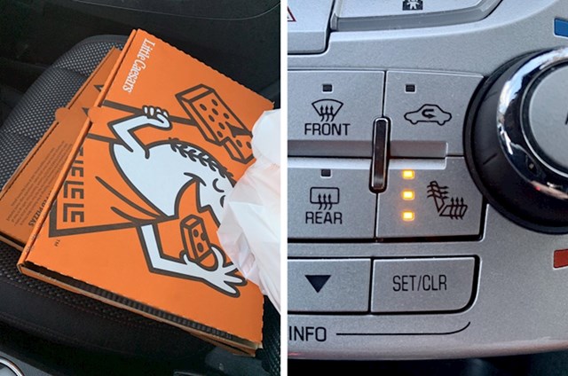Ako vam je dosta hladne pizze, uključite grijanje sjedala u autu