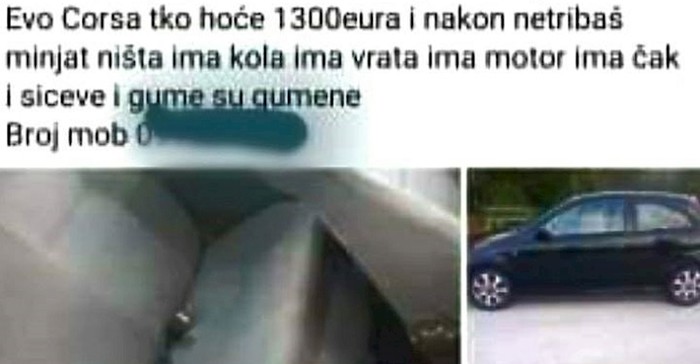 Čovjek koji je prodavao auto poludio je zbog dosadnih kupaca, evo što im je napisao