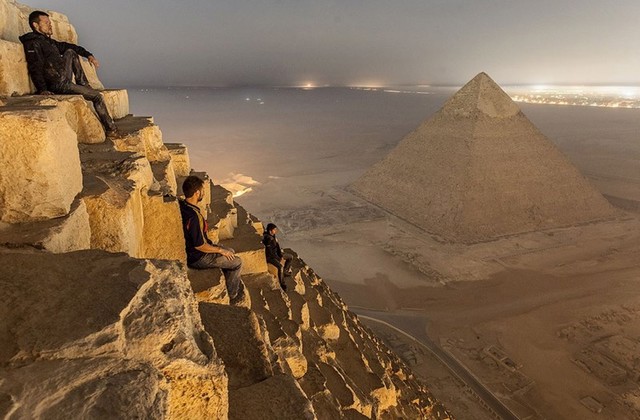 Pogled s Keopsove piramide