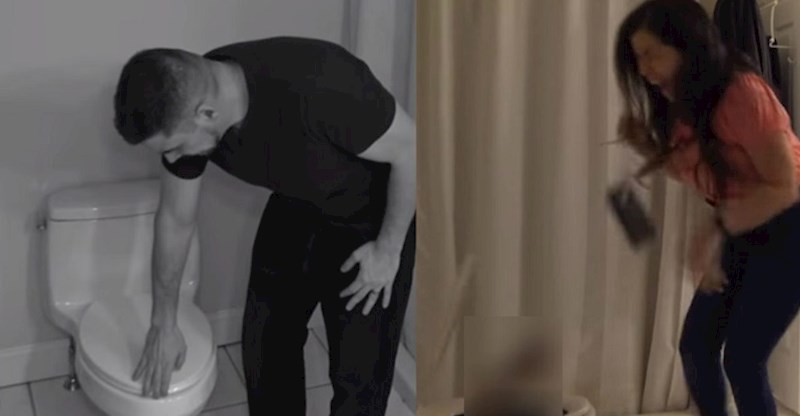 Bilo mu je dosta ženinog prigovaranja zbog nespuštanja daske, pa joj je odlučio smjestiti