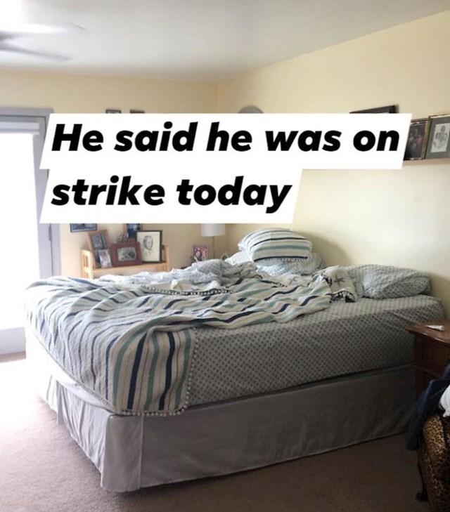 "Rekao je da danas štrajka"