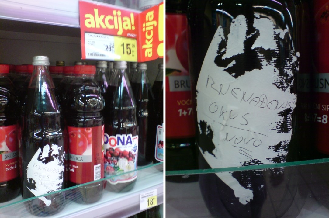 NOVO U PRODAVAONICAMA - VOĆNI SIRUP S OKUSOM IZNENAĐENJA