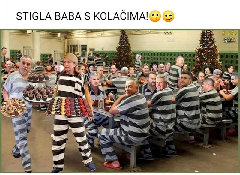 Stigla Kolinda s kolačima