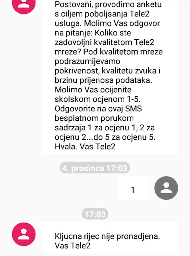 Kad teleoperator hoće da ih ocijenite