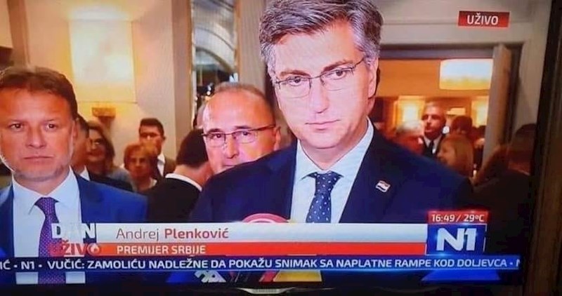 N1 natpis i Plenković
