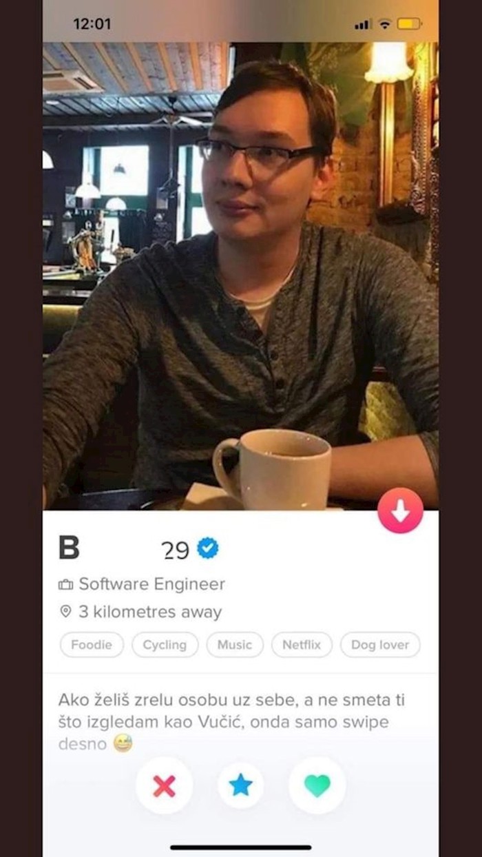Vučić junior na Tinderu?