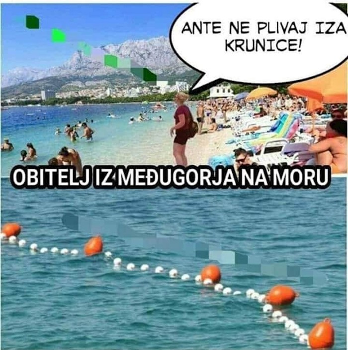 Obitelj iz Međugorja na moru