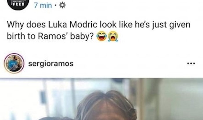 Zašto Modrić na ovoj slici izgleda kao da je upravo rodio Ramosovo dijete?