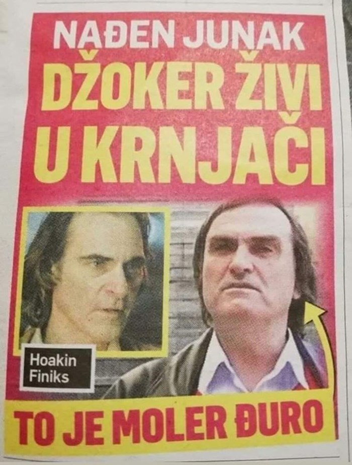 Joker živi u Srbiji, evo vam dokaz