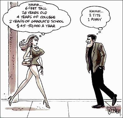 Razlike u prioritetima kod žene i muškarca :)