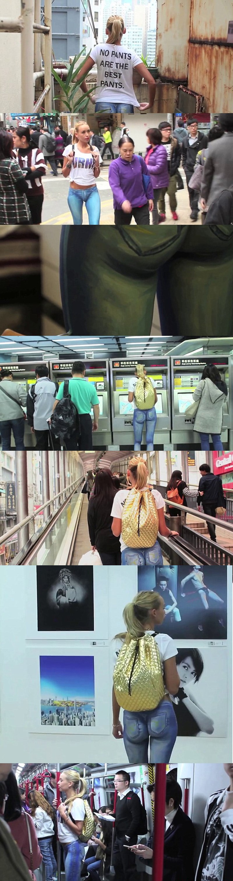 Gradom prošetala gola, nitko nije ni primijetio