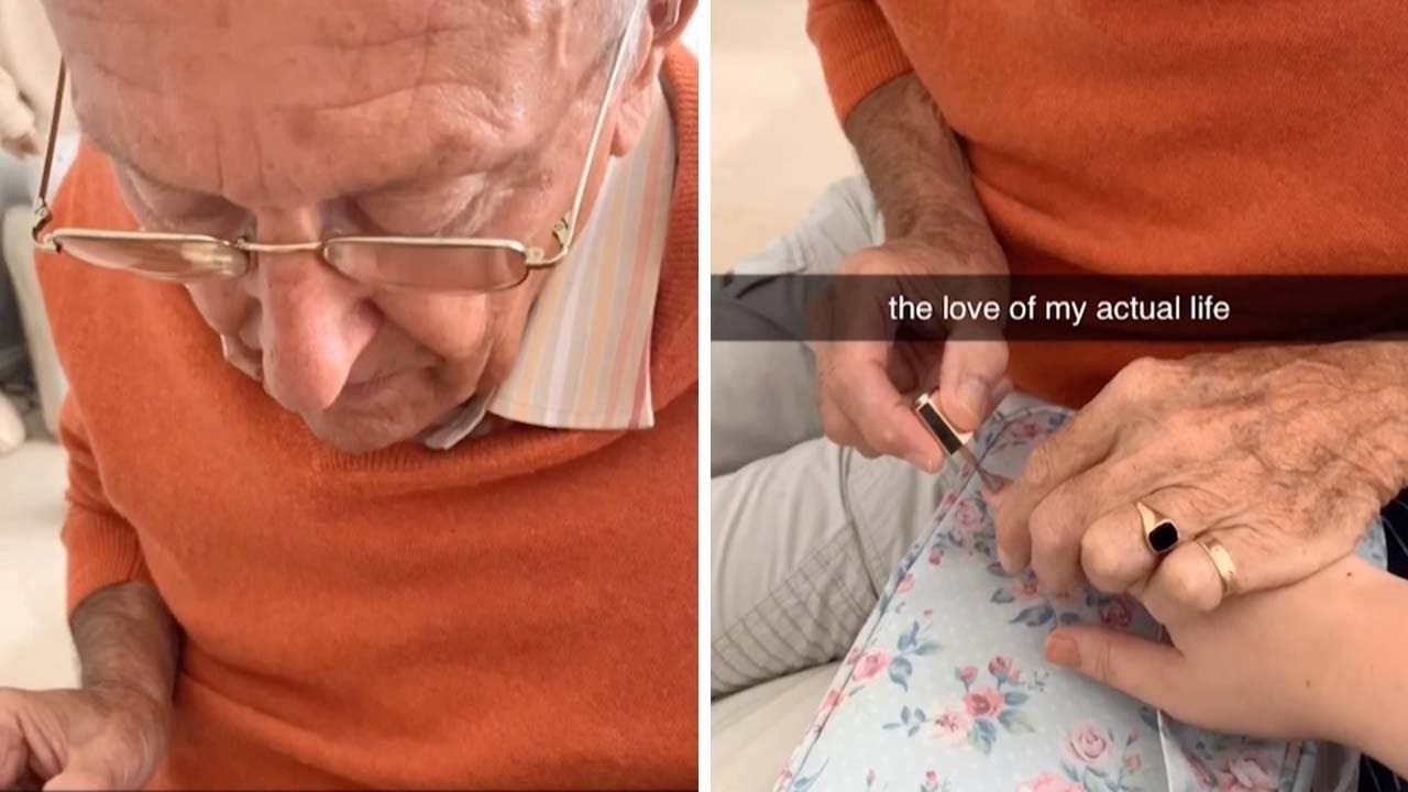 Djevojka je jednostavno morala podijeliti ovu snimku, pogledajte čime ju je djed oduševio