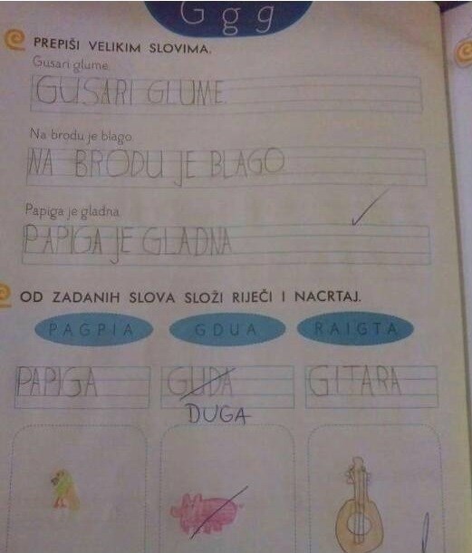 Dijete je imalo simpatično rješenje zadatka, ali ga učiteljica nije htjela priznati