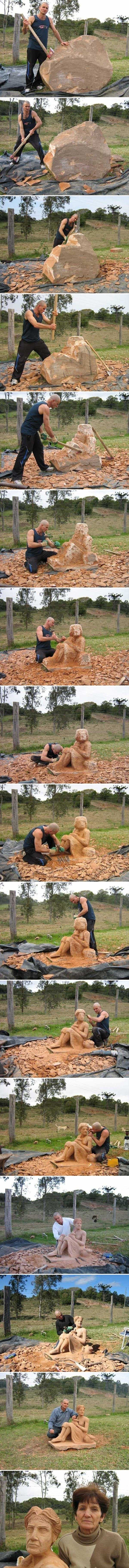 Dovukao je stijenu, uzeo sjekiru i napravio nešto zbog čega mu se majka rasplakala