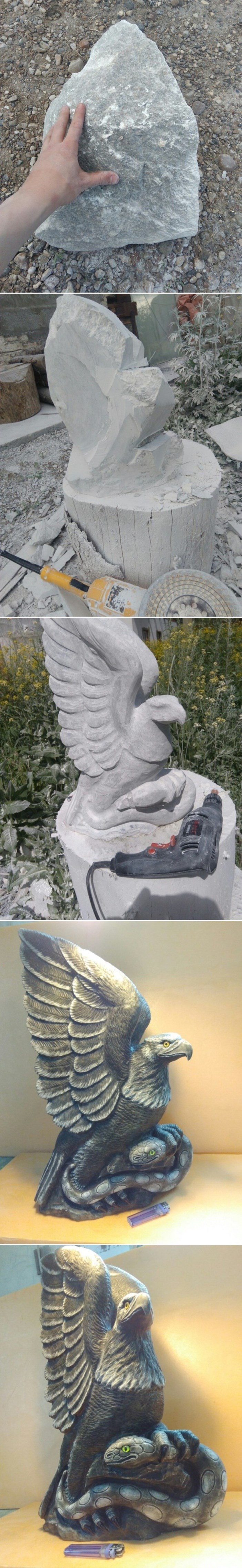 Najprije je slikao samo kamen, a onda je uzeo par stvari i oduševio društvene mreže