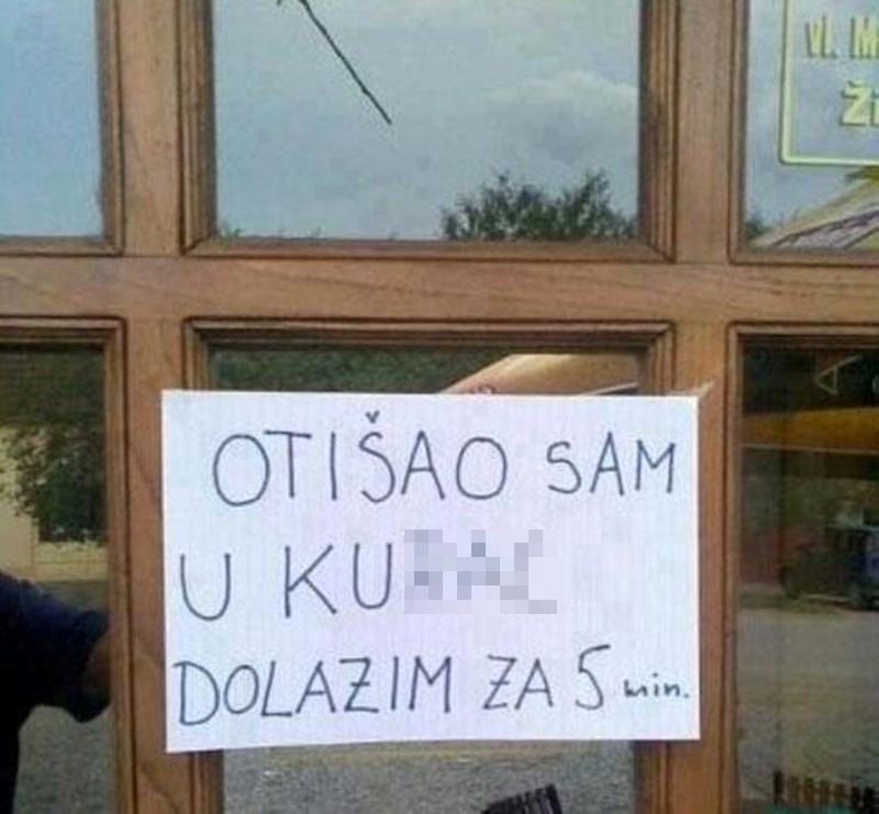 Vlasnik pukao: Ljudi ni sami nisu znali što da misle kad su vidjeli što piše na ulaznim vratima ove radnje