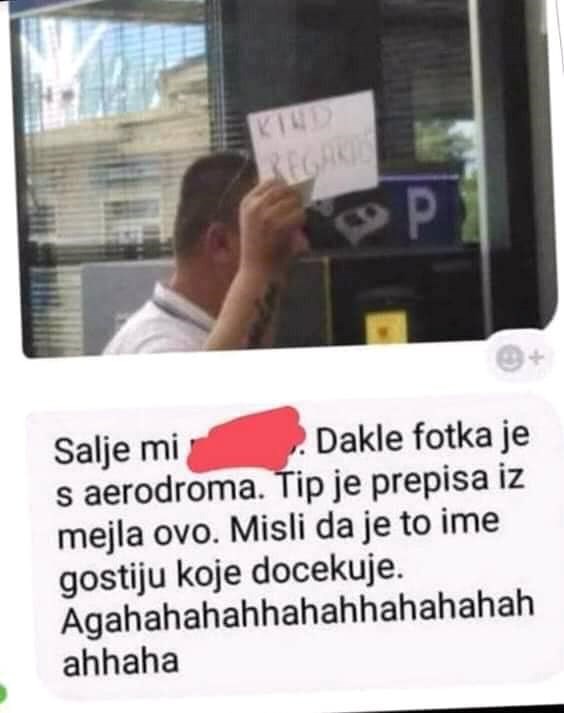 Imao je zadatak na aerodromu dočekati gosta, a onda je napravio glupu pogrešku