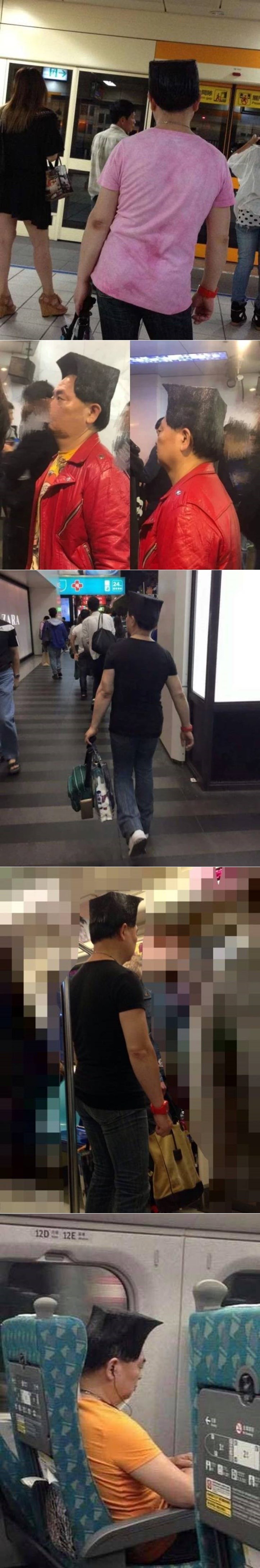 Netko u gradu cijelo vrijeme viđa čovjeka s najčudnijom frizurom ikad, njegove slike su postale hit na internetu