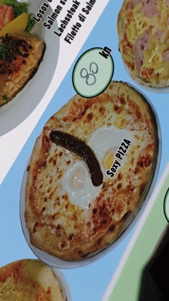 U jednoj hrvatskoj pizzeriji se u ponudi pojavila pizza koja privlači daleko najviše pažnje gostiju