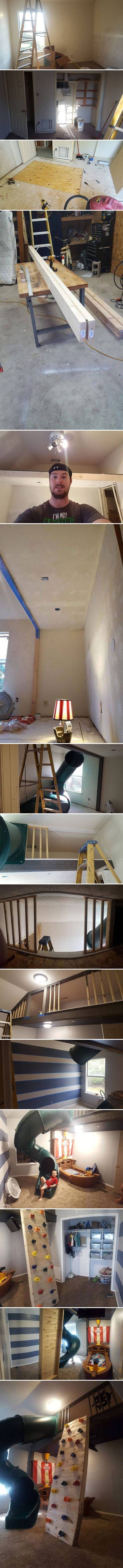 Tata je preuređivao dječju sobu, svom sinu je napravio nešto što bi htjelo imati svako dijete