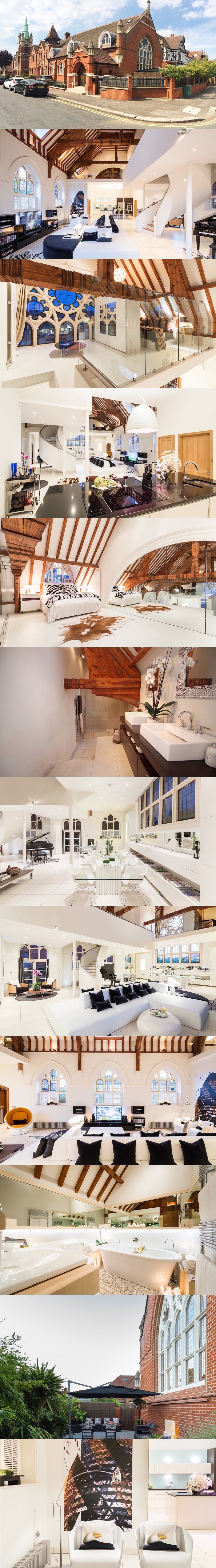 Netko je ovu staru crkvu pretvorio u luksuzni dom, njena unutrašnjost zadivi svakog gosta