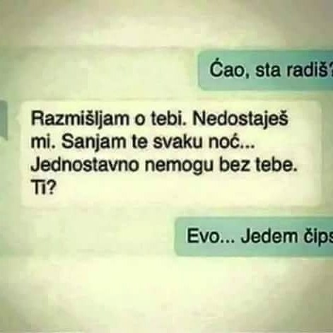 Kad mu se javila bivša, poslao joj je najromantičniju poruku ikad, a onda ga je dokrajčila