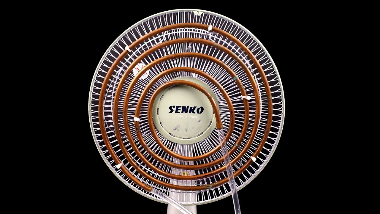 U kući mu je bilo prevruće, a imao je samo ventilator. Pogledajte kako je sam napravio klimu