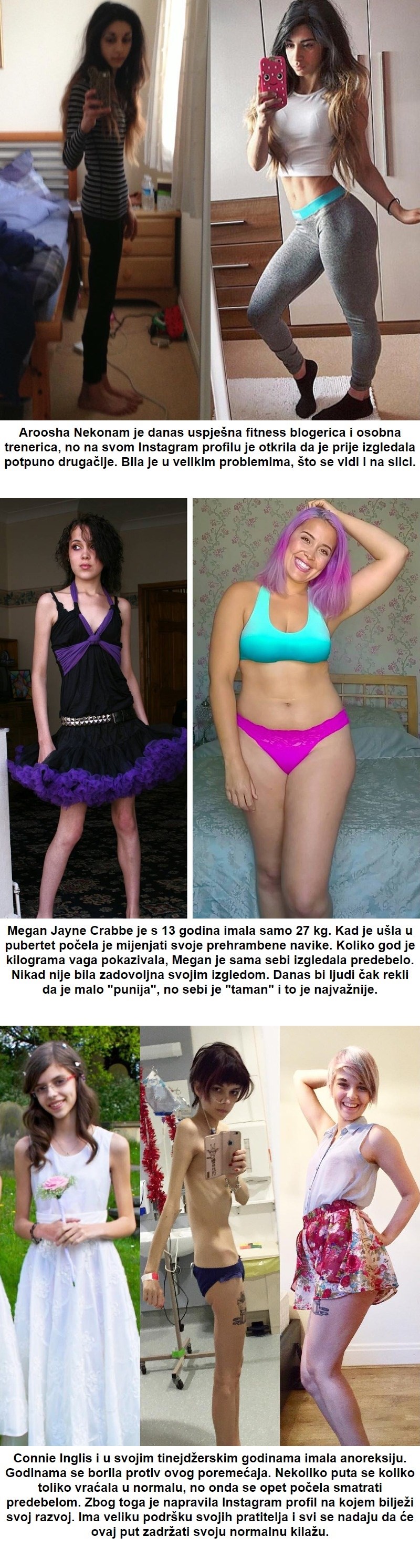 Pokazale su svoje stare slike i svijetu otkrile zbog čega su zahvalne za svaki svoj kilogram