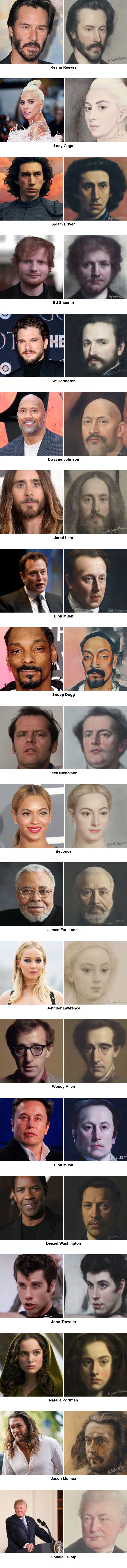 Ova aplikacija pretvara fotografije u umjetničke portrete iz prošlosti, evo kako bi izgledalo 20 poznatih osoba