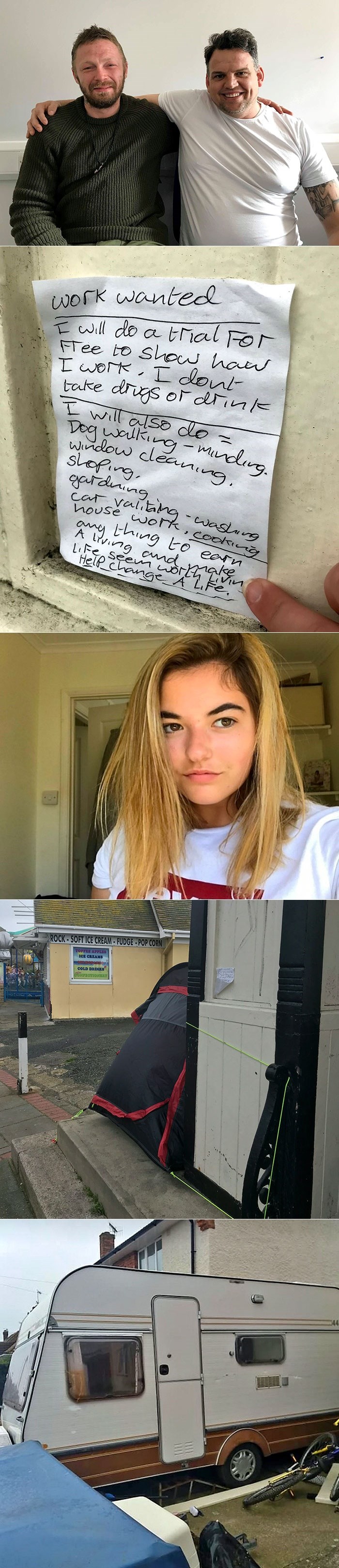 Djevojka je slučajno naišla na oglas beskućnik pa zadivila javnost kad su vidjeli što je učinila