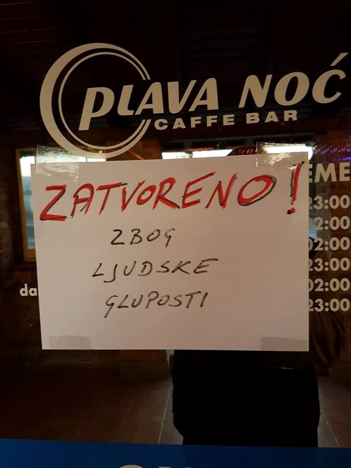 Dalmatinac je morao zatvoriti svoj kafić, a na ulazu je na pomalo misteriozan način napisao pravi razlog