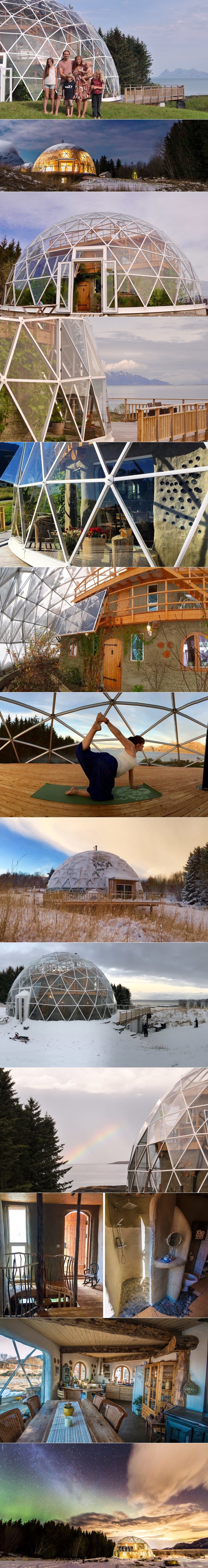 Obitelj je napravila kuću na dalekom sjeveru, njena unutrašnjost je mnoge oduševila