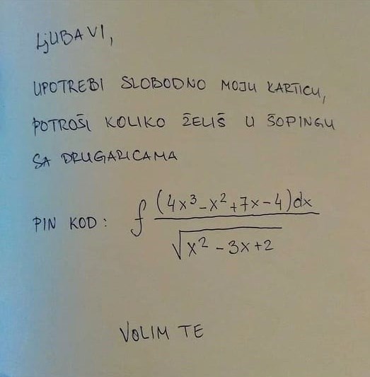 Muž je ženi dao papirić na kojem je pisao PIN njegove kartice, no nešto ju je jako naživciralo