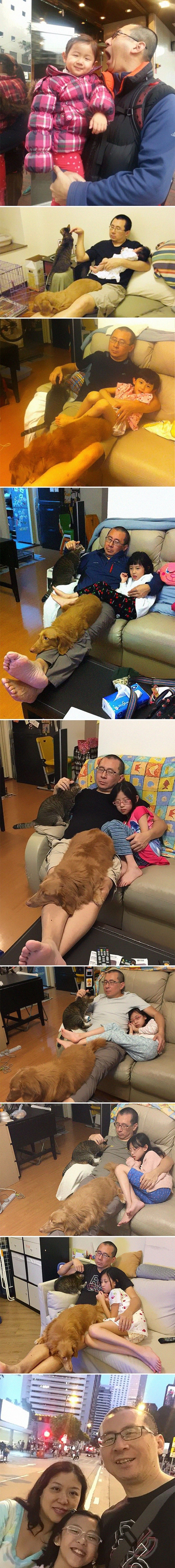 Tata i kći godinama slikaju istu fotografiju i šalju važnu poruku ostalim sugrađanima