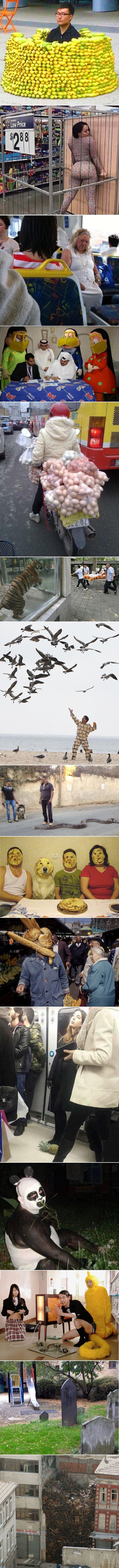 15 smiješnih slika neobičnih pojava i čudnih ljudi koji su potpuno zbunili prolaznike